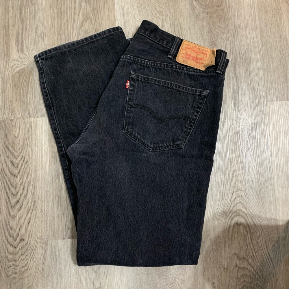 Men's 501 Black Levi Jeans